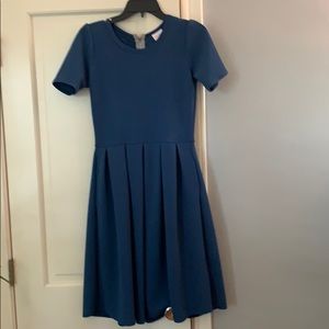 Lularoe Slate Blue Amelia size S